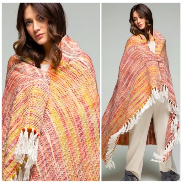 Blood Orange Chunky Yarn Multicolor Throw
Blanket - Picture 2 of 6